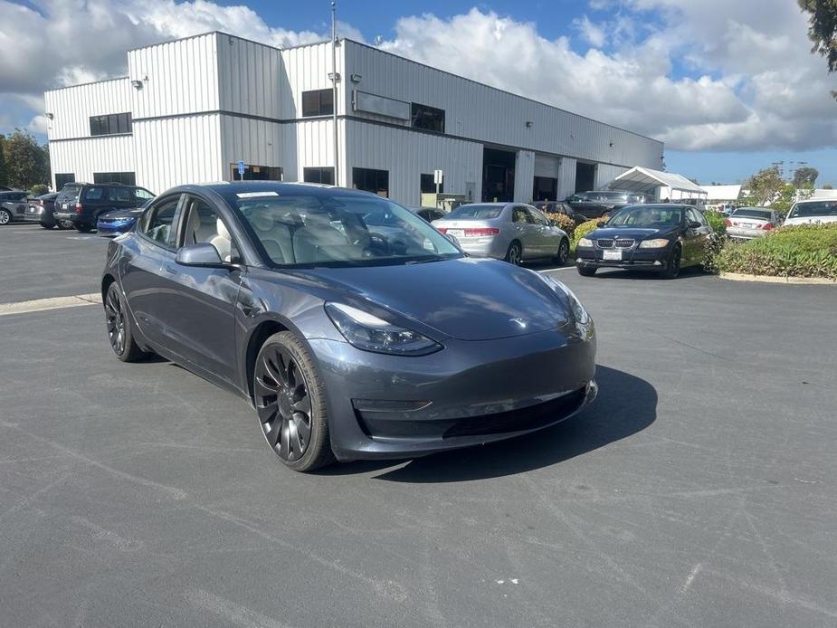 used 2022 Tesla Model 3 car, priced at $35,000