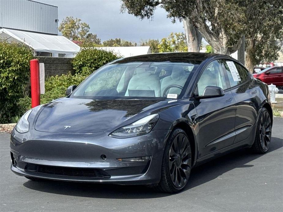 used 2022 Tesla Model 3 car, priced at $34,700