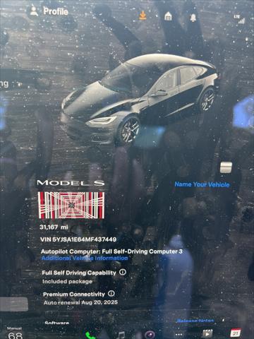 used 2021 Tesla Model S car, priced at $54,550