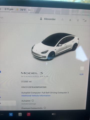 used 2021 Tesla Model 3 car, priced at $22,500