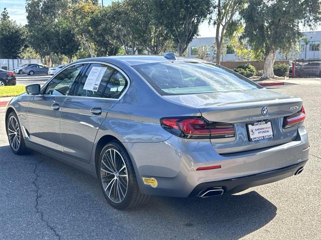 used 2022 BMW 530e car, priced at $35,850