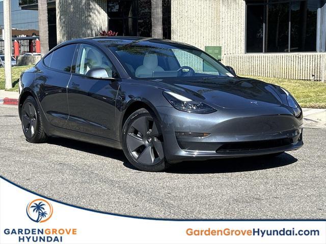 used 2022 Tesla Model 3 car, priced at $22,755