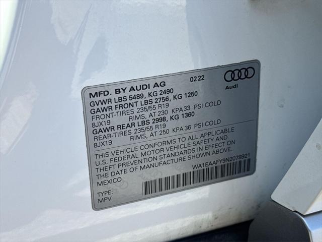 used 2022 Audi Q5 car, priced at $26,550