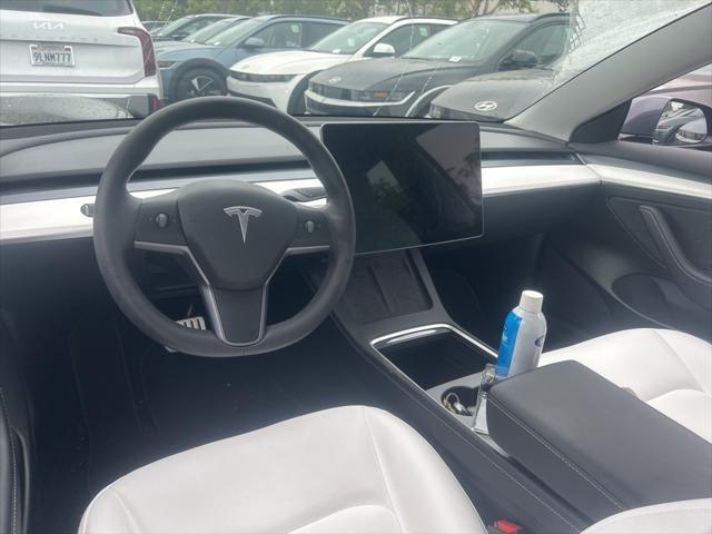 used 2022 Tesla Model 3 car, priced at $29,550