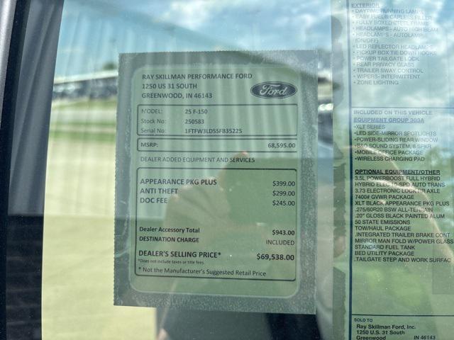 new 2025 Ford F-150 car, priced at $61,951