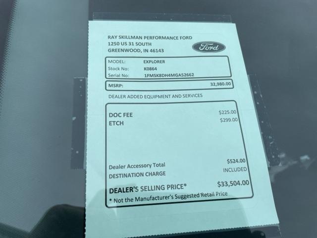 used 2021 Ford Explorer car, priced at $32,239