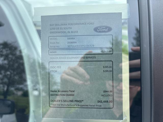 used 2023 GMC Sierra 1500 car, priced at $43,846