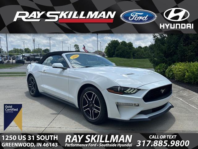 used 2020 Ford Mustang car, priced at $24,812