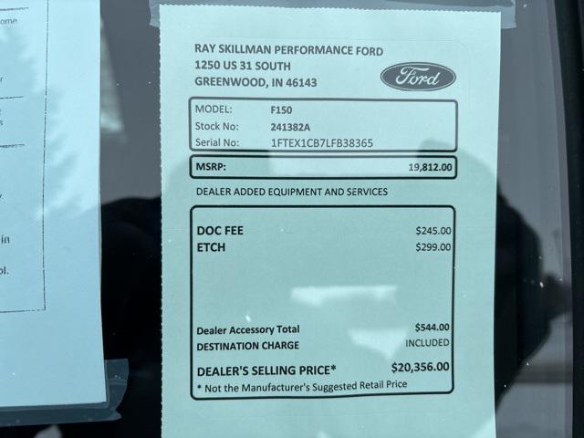 used 2020 Ford F-150 car, priced at $19,812