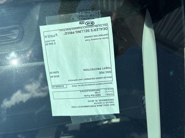 used 2020 Kia Forte car, priced at $16,999
