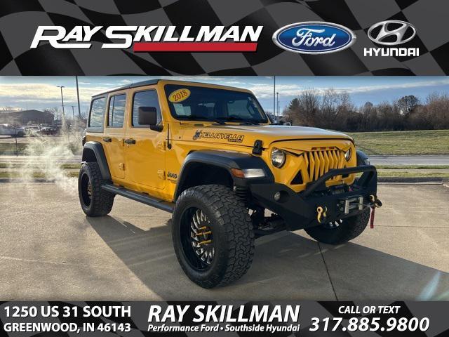 used 2018 Jeep Wrangler Unlimited car, priced at $26,980