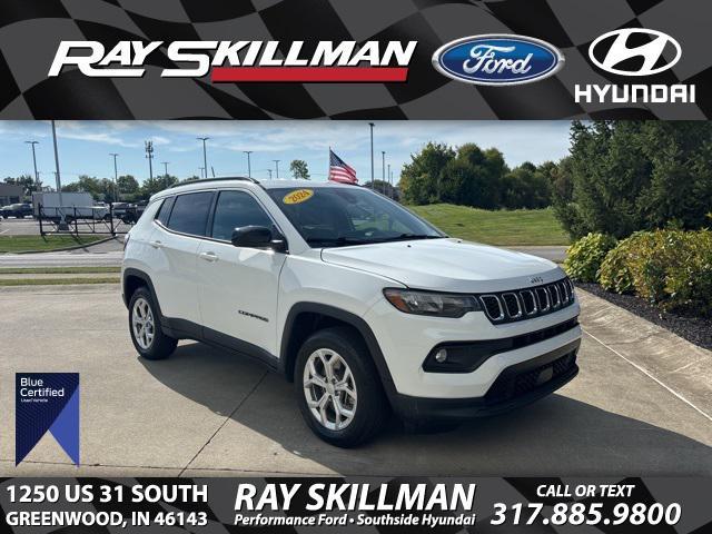 used 2024 Jeep Compass car, priced at $24,997