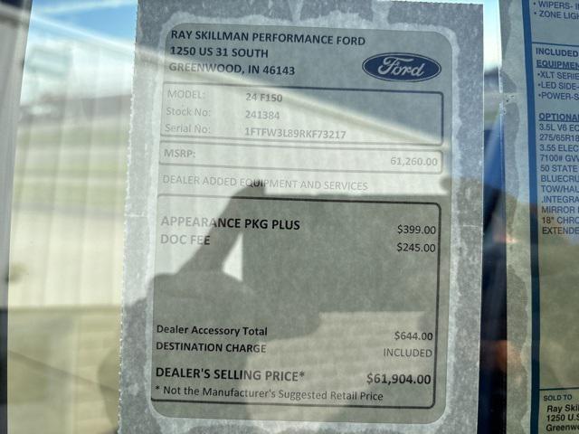 new 2024 Ford F-150 car, priced at $61,659