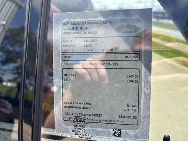 used 2023 Ford Explorer car, priced at $49,997