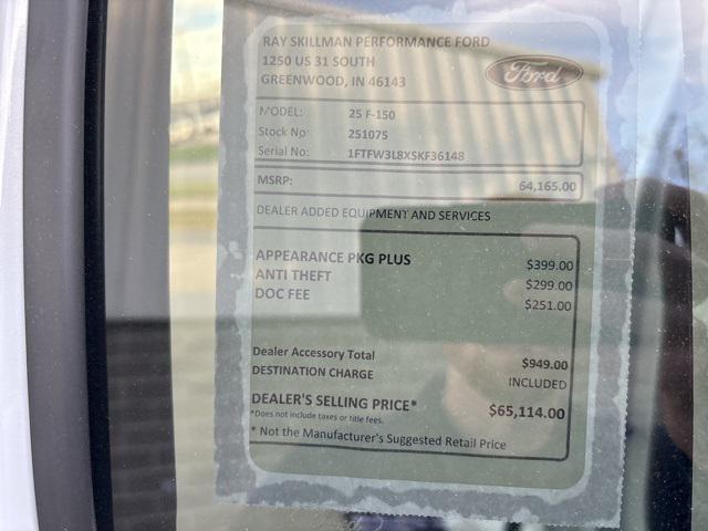 new 2025 Ford F-150 car, priced at $58,948