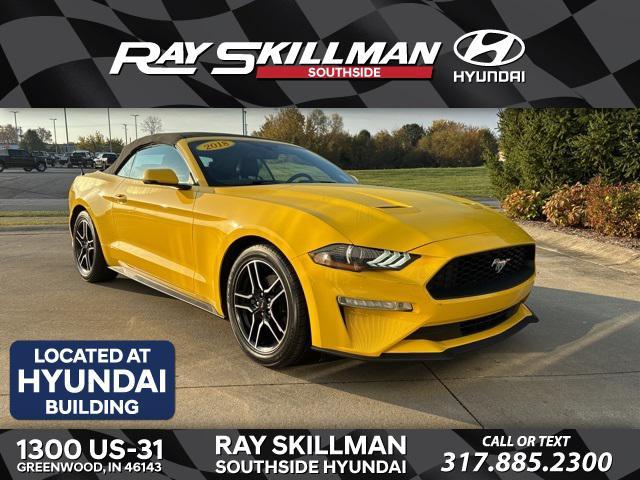 used 2018 Ford Mustang car, priced at $19,980