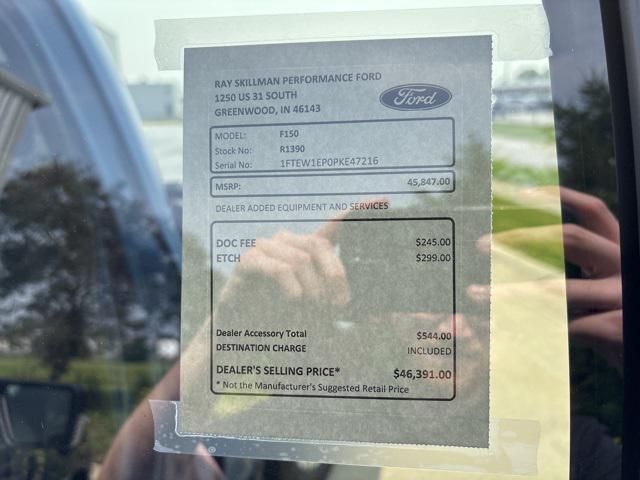 used 2023 Ford F-150 car, priced at $45,847