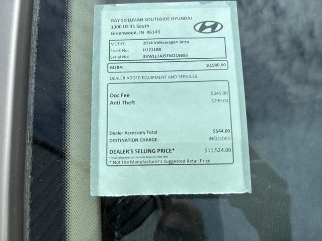 used 2014 Volkswagen Jetta car, priced at $10,980