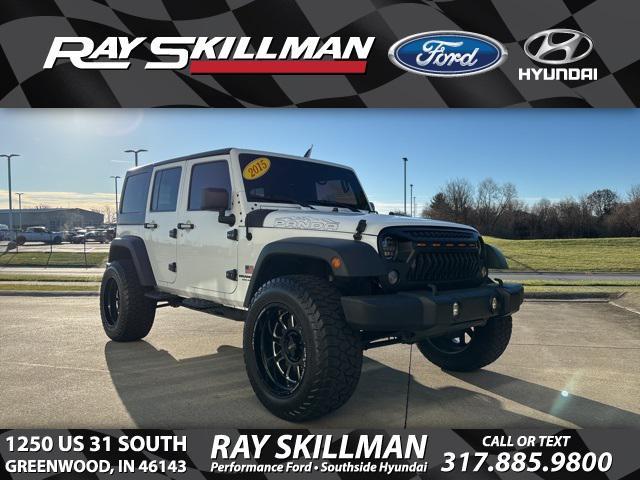 used 2015 Jeep Wrangler Unlimited car, priced at $19,962