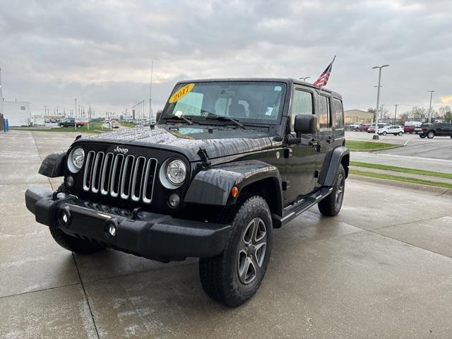 used 2017 Jeep Wrangler Unlimited car, priced at $22,905