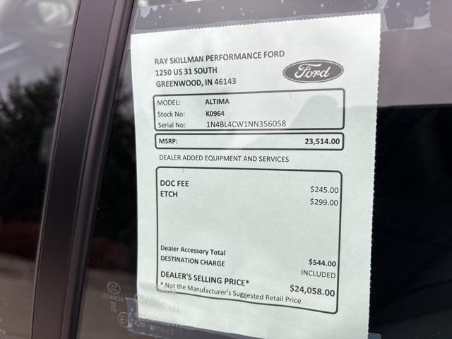 used 2022 Nissan Altima car, priced at $23,514