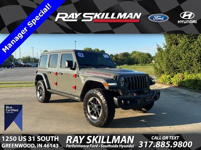 used 2019 Jeep Wrangler Unlimited car, priced at $39,717