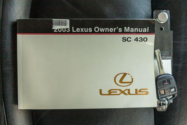 used 2002 Lexus SC 430 car, priced at $17,999