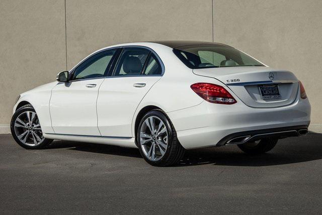 used 2018 Mercedes-Benz C-Class car, priced at $24,989