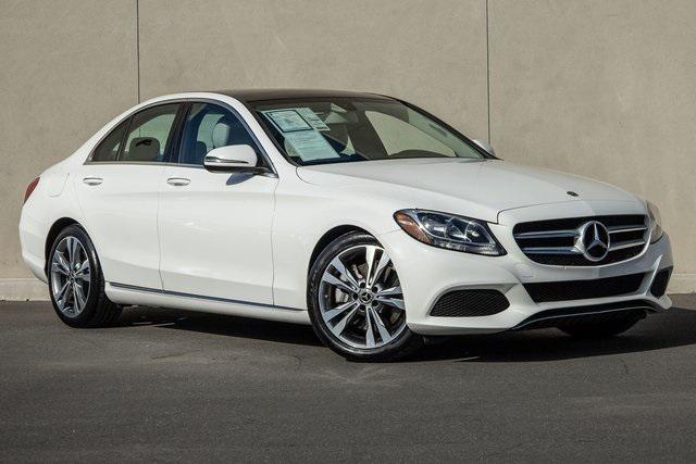 used 2018 Mercedes-Benz C-Class car, priced at $24,989