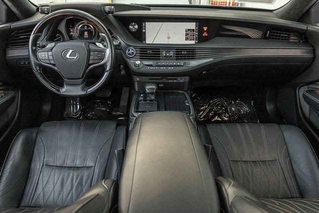 used 2018 Lexus LS 500h car, priced at $49,989