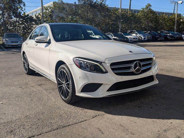 used 2021 Mercedes-Benz C-Class car, priced at $28,995