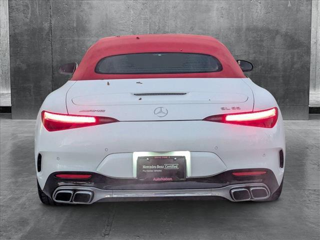 used 2023 Mercedes-Benz AMG SL 55 car, priced at $109,995