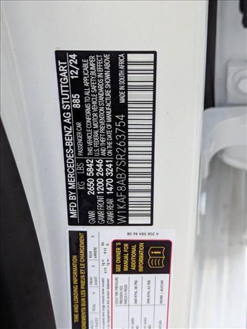 new 2025 Mercedes-Benz AMG C 63 car, priced at $103,370