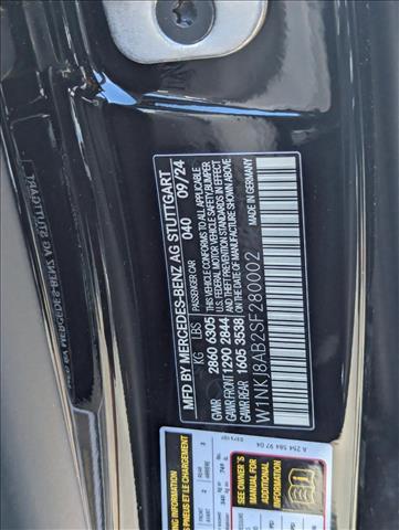 new 2025 Mercedes-Benz AMG GLC 63 car, priced at $94,750