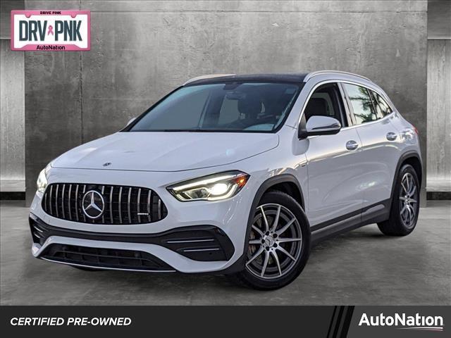 used 2021 Mercedes-Benz AMG GLA 35 car, priced at $34,995