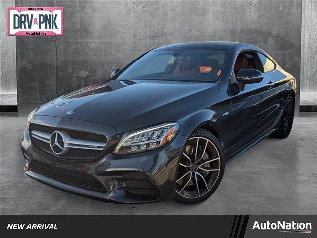 used 2021 Mercedes-Benz AMG C 43 car, priced at $47,995