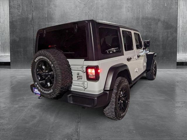 used 2021 Jeep Wrangler car, priced at $33,500