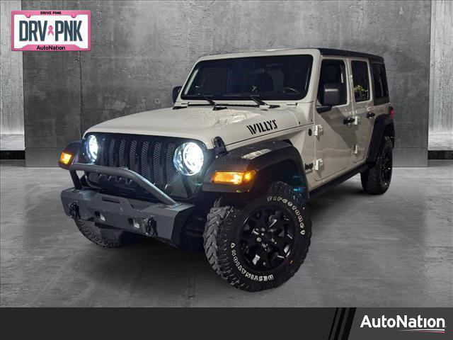 used 2021 Jeep Wrangler car, priced at $33,500