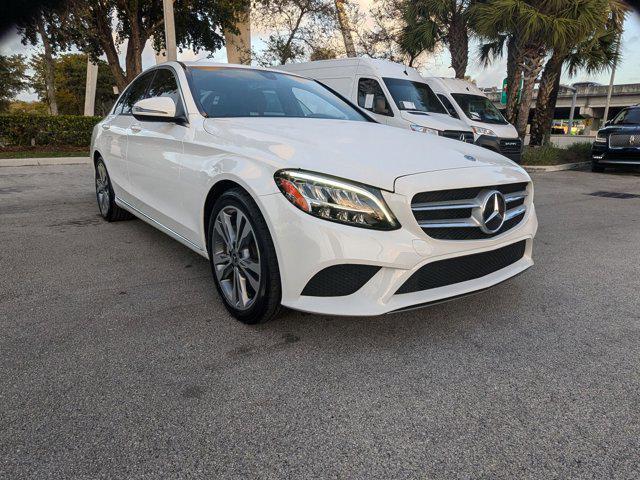 used 2019 Mercedes-Benz C-Class car, priced at $22,495