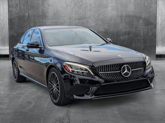 used 2021 Mercedes-Benz C-Class car, priced at $23,995