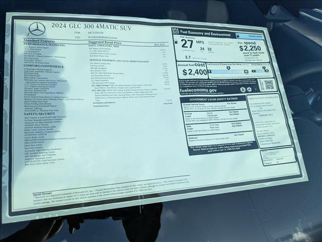 new 2024 Mercedes-Benz GLC 300 car, priced at $59,070