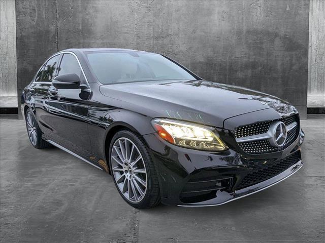 used 2021 Mercedes-Benz C-Class car, priced at $25,495