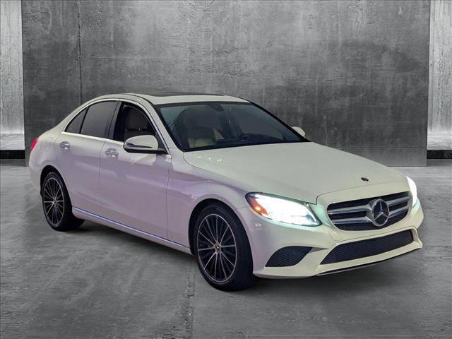 used 2021 Mercedes-Benz C-Class car, priced at $26,995