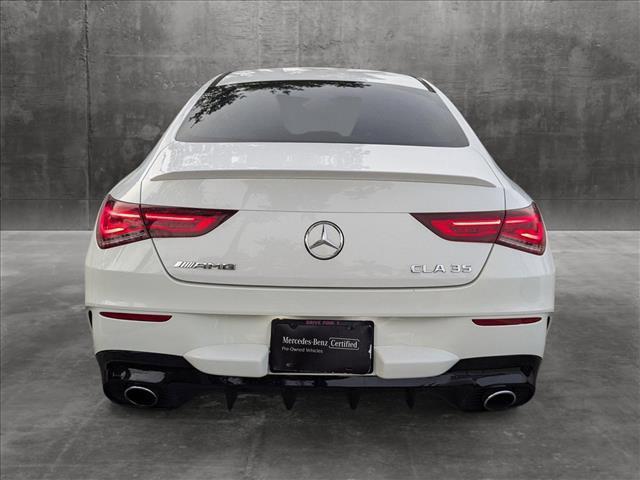 used 2021 Mercedes-Benz AMG CLA 35 car, priced at $33,995