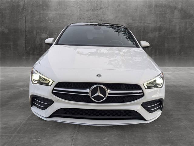 used 2021 Mercedes-Benz AMG CLA 35 car, priced at $33,995