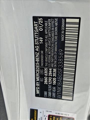 new 2025 Mercedes-Benz AMG GLC 63 car, priced at $102,715