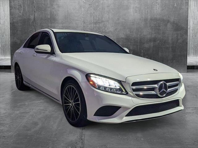 used 2021 Mercedes-Benz C-Class car, priced at $26,995