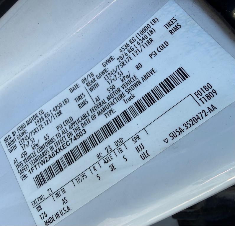 used 2019 Ford F-250 car, priced at $20,934