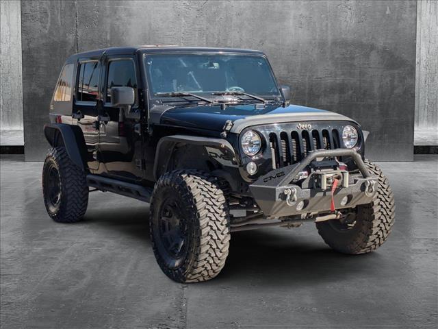 used 2017 Jeep Wrangler Unlimited car, priced at $20,999