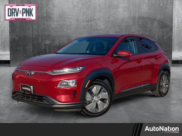 used 2021 Hyundai Kona EV car, priced at $18,441